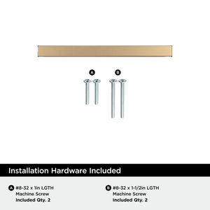 Amerock BP26201CZ Champagne Bronze Cabinet Pull 3 inch (76mm) Center-to-Center Cabinet Hardware Cyprus Furniture Hardware Drawer Pull