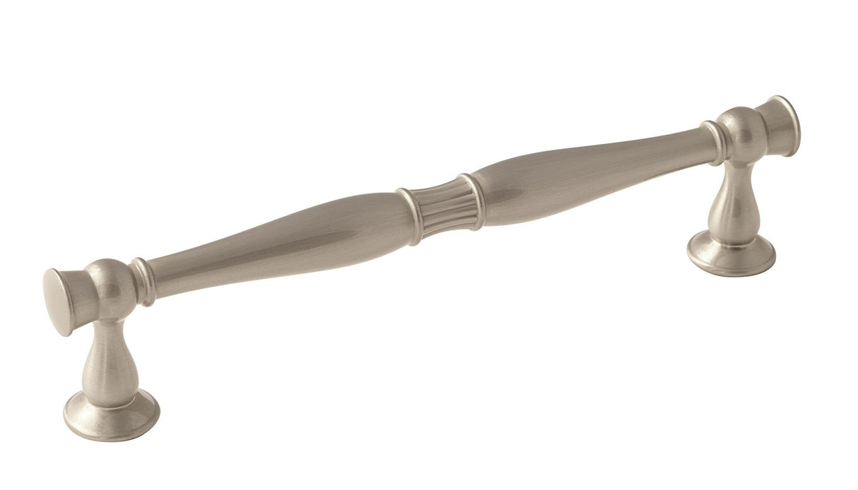 Amerock Cabinet Pull Satin Nickel 6-5/16 inch (160 mm) Center to Center Crawford 1 Pack Drawer Pull Drawer Handle Cabinet Hardware