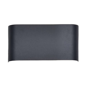 Kuzco EW27112-GH PLATEAU 12" EW Graphite 120V TRIAC/ELV LED 3000K 90CRI 13W
