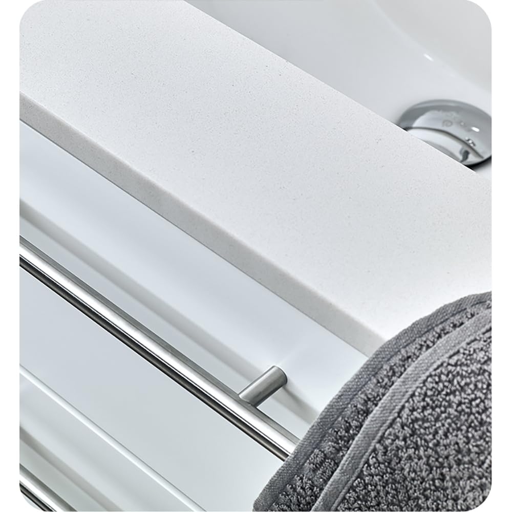 Fresca FCB6136WH-UNS-R-CWH-U Fresca Lucera 36" White Wall Hung Modern Bathroom Cabinet w/ Top & Undermount Sink - Right Version
