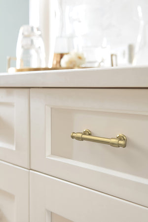 Amerock BP36770BBZ Golden Champagne Cabinet Pull 3 in (76 mm) Center-to-Center Cabinet Handle Winsome Drawer Pull Kitchen Cabinet Handle Furniture Hardware