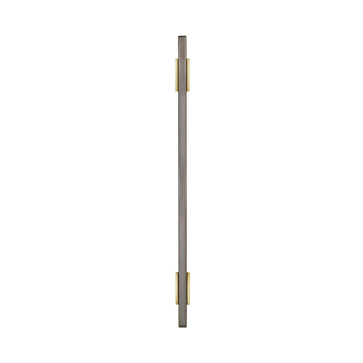 Amerock Cabinet Pull Brushed Gold/Black Chrome 7-9/16 inch (192 mm) Center to Center Urbanite 1 Pack Drawer Pull Drawer Handle Cabinet Hardware