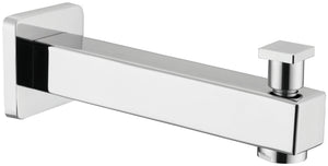 DAX Brass Square Spout with Diverter, Brushed Nickel DAX-1030-1-BN