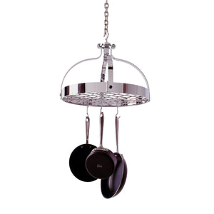 Enclume PR2WG CP Dutch Crown Ceiling Pot Rack w/ 18 Hooks CP