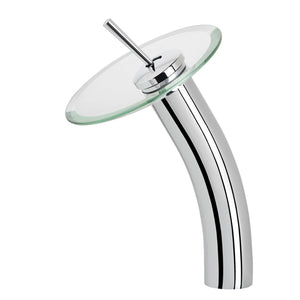 VIGO Waterfall 11.5 inch H Single Hole Single Handle Bathroom Faucet in Chrome - Vessel Sink Faucet VG03002CH