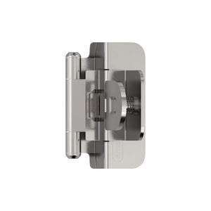 Amerock BPR870026 Cabinet Hinge Steel 3/8 in (10 mm) Inset Double Demountable Polished Chrome Kitchen Cabinet Door Hinge 1 Pair/2 Pack Functional Hardware
