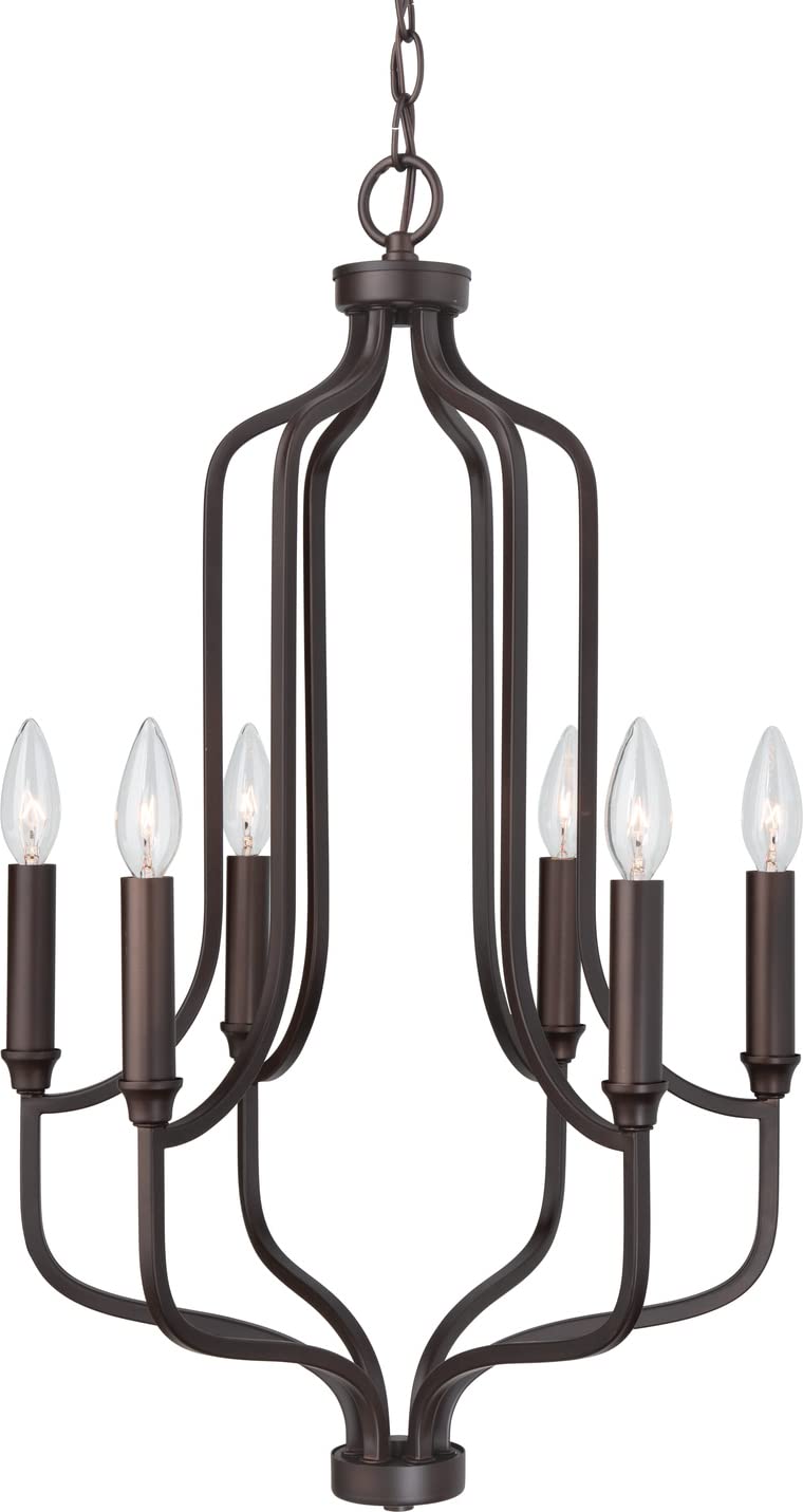 Capital Lighting 439261BZ Reeves 6 Light Chandelier Bronze