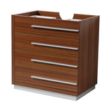 Fresca FCB8030TK Fresca Livello 30" Teak Modern Bathroom Cabinet