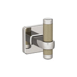 Amerock BH36563PNBBZ Polished Nickel/Golden Champagne Single Robe Hook 2-11/16 in. (68 mm) Length Towel Holder Esquire Towel Hook for Bathroom Bathroom Hardware Bath Accessories