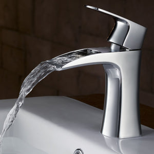Fresca FFT3071CH Fresca Fortore Single Hole Mount Bathroom Vanity Faucet - Chrome