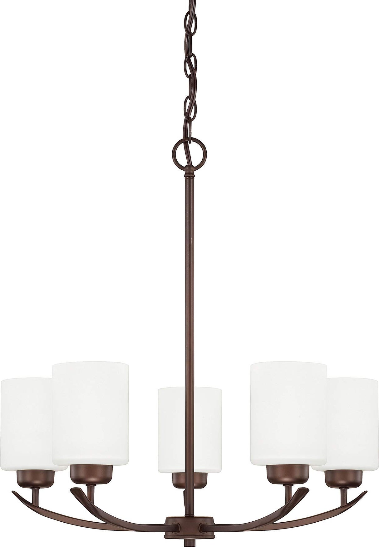 Capital Lighting 415251BZ-338 Dixon 5 Light Chandelier Bronze