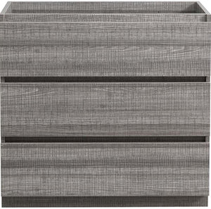 Fresca FCB9336HA Fresca Lazzaro 36" Glossy Ash Gray Free Standing Modern Bathroom Cabinet