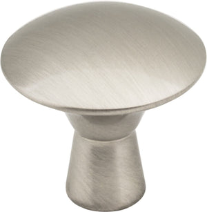Elements 988BNBDL 1-1/16" Diameter Brushed Pewter Zachary Cabinet Mushroom Knob