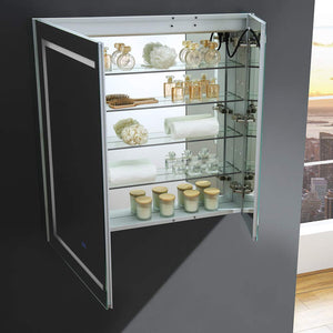 Fresca FMC023636 Fresca Spazio 36" Wide x 36" Tall Bathroom Medicine Cabinet w/ LED Lighting & Defogger