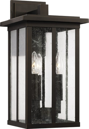 Capital Lighting 943832OZ Barrett 3 Light Outdoor Wall Lantern Oiled Bronze