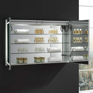 Fresca FMC024830 Fresca Spazio 48" Wide x 30" Tall Bathroom Medicine Cabinet w/ LED Lighting & Defogger
