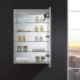 Fresca Spazio 24" Wide x 36" Tall Bathroom Medicine Cabinet w/LED Lighting & Defogger
