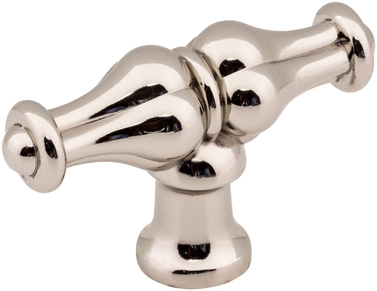 Jeffrey Alexander 818L-SN 2-1/4" Satin Nickel Bella Cabinet "T" Knob
