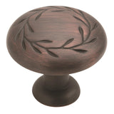 Amerock Cabinet Knob Oil Rubbed Bronze 1-5/16 inch (33 mm) Diameter Nature'S Splendor 1 Pack Drawer Knob Cabinet Hardware