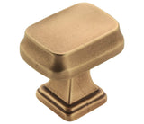 Amerock Cabinet Knob Gilded Bronze 1-1/4 inch (32 mm) Length Revitalize 1 Pack Drawer Knob Cabinet Hardware