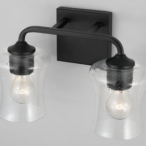 Capital Lighting 139221MB-499 Reeves 2 Light Vanity Matte Black