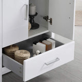 Fresca FCB9430WH-I Fresca Imperia 30" Glossy White Free Standing Modern Bathroom Cabinet w/ Integrated Sink