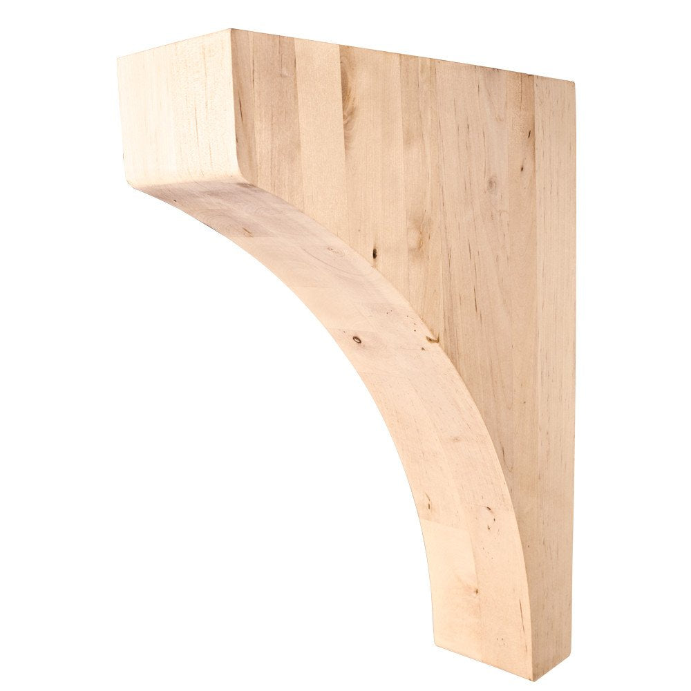 Hardware Resources CORZ-1MP 3" W x 10" D x 14" H Maple Minimalist Corbel