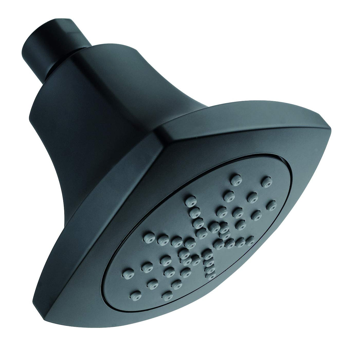 Gerber D460118BS Satin Black Vaughn Single Function Showerhead, 2.0GPM