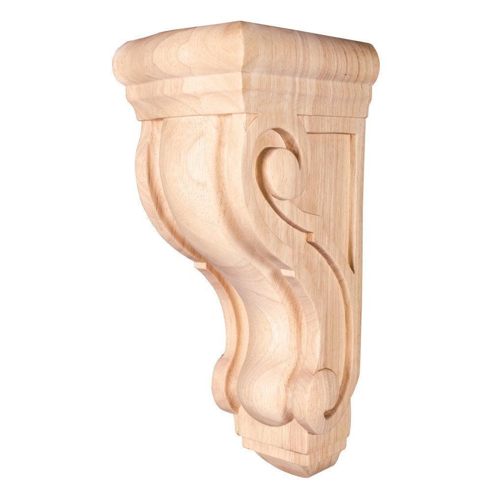 Hardware Resources CORQ-2CH 5" W x 6-3/4" D x 14" H Cherry Scrolled Corbel