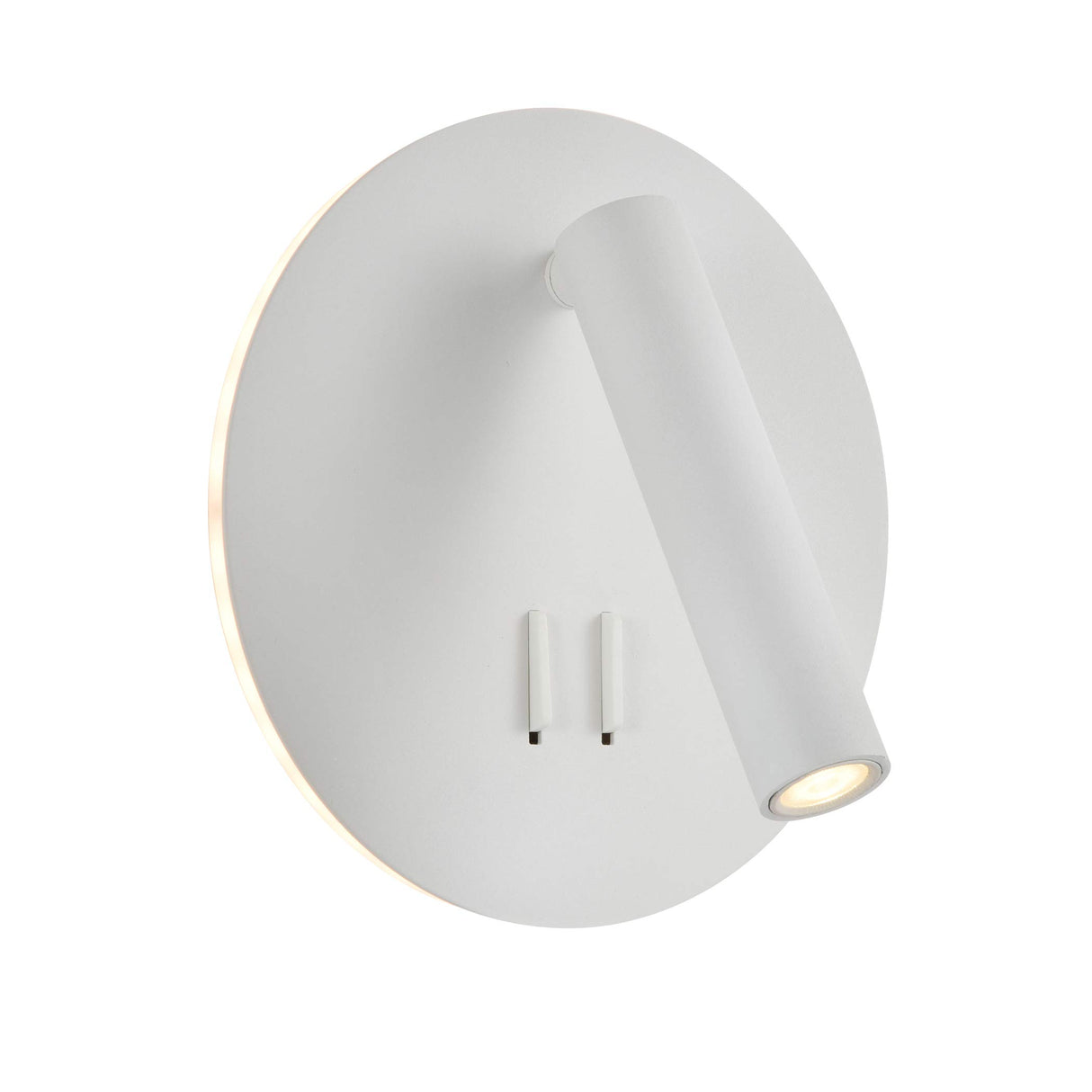 VONN Lighting Tania VMW17500SW 7" Integrated LED Wall Sconce Lighting Fixture in White, 6.75" L x 6.75" D x 6.75" H