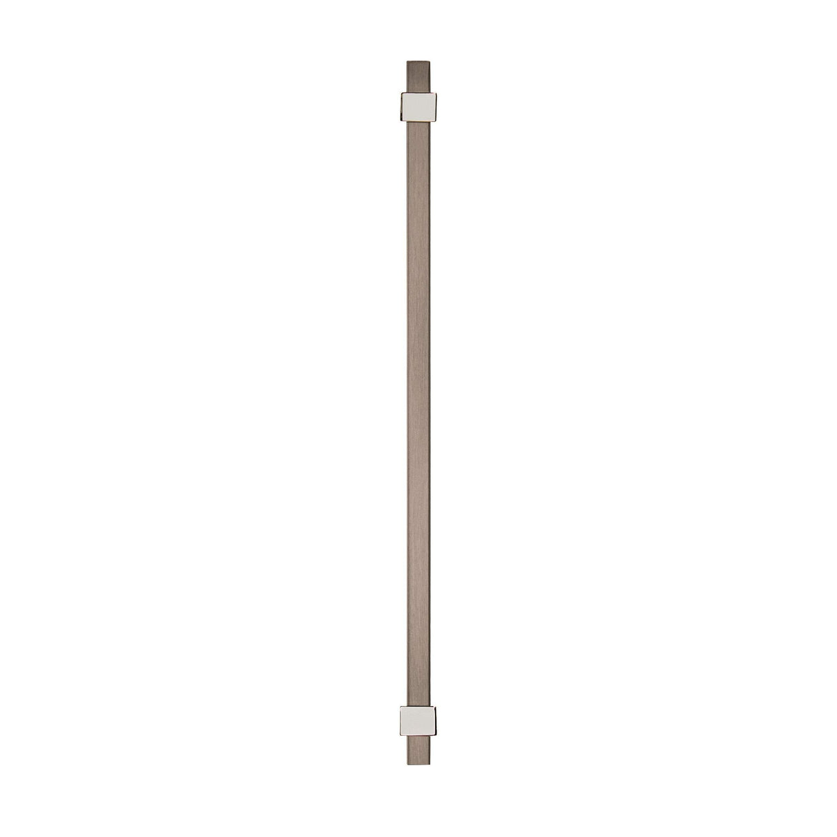 Amerock Cabinet Pull Black Brushed Nickel/Polished Chrome 7-9/16 inch (192 mm) Center to Center Mulino 1 Pack Drawer Pull Drawer Handle Cabinet Hardware