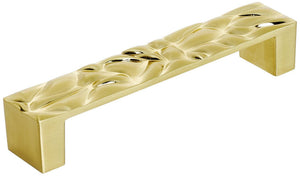 Amerock Cabinet Pull Brushed Gold 5-1/16 inch (128 mm) Center to Center Calathea 1 Pack Drawer Pull Drawer Handle Cabinet Hardware