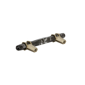 Amerock Cabinet Pull Marble Black/Golden Champagne 3-3/4 inch (96 mm) Center-to-Center Carrione 1 Pack Drawer Pull Drawer Handle Cabinet Hardware