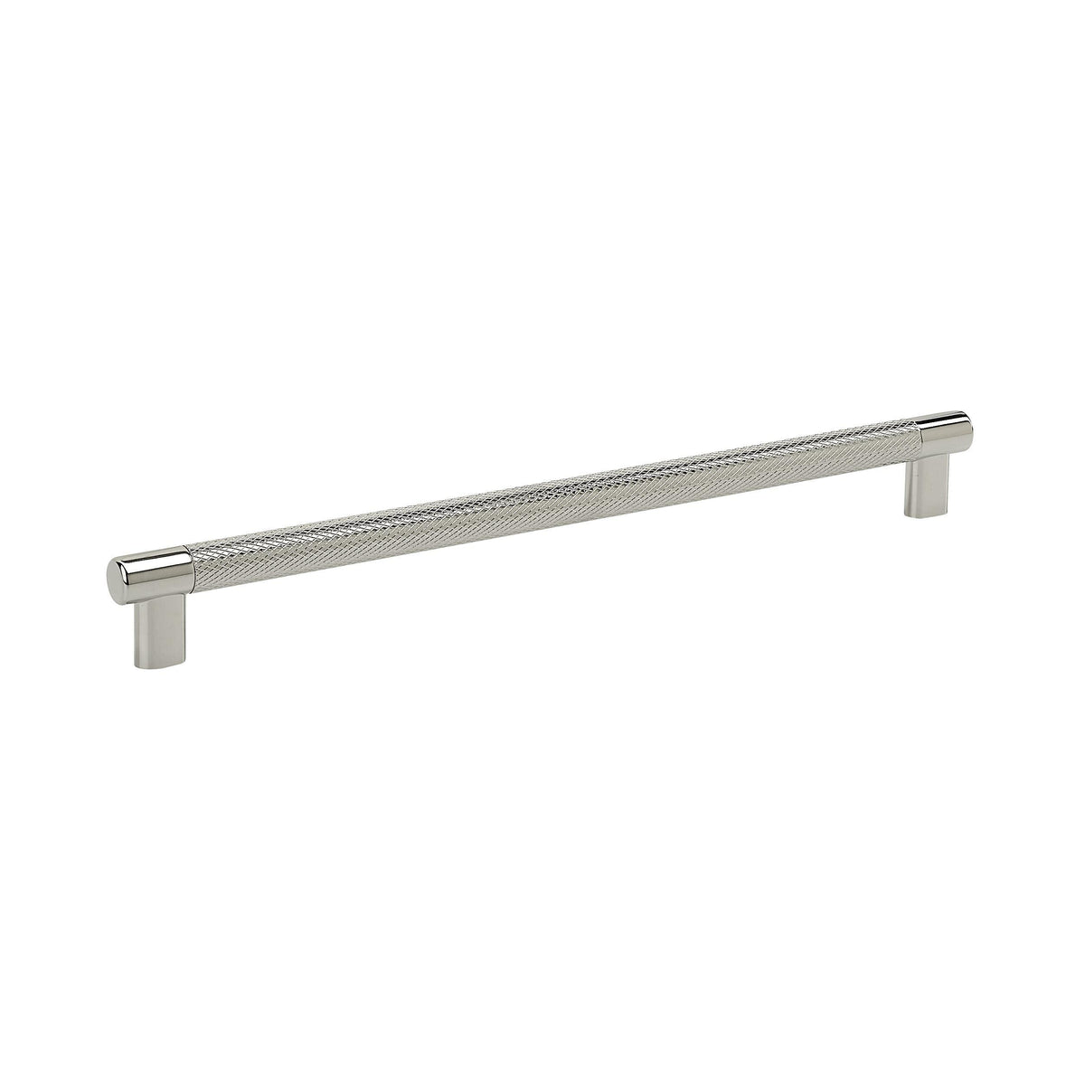 Amerock Kitchen Cabinet Pull Polished Nickel 12-5/8 in (320 mm) Center-to-Center Bronx 1 Pack Furniture Hardware Cabinet Handle Bathroom Drawer Pull