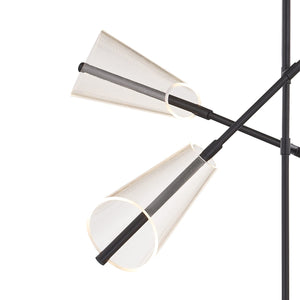 Kuzco CH62737-BG/LG MULBERRY 37" CH BRUSHED GOLD LIGHT GUIDE  67W LED 90 3000K DC LED
