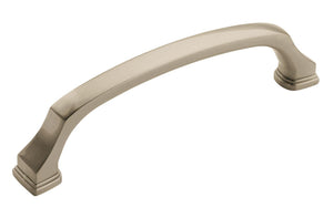 Amerock Cabinet Pull Satin Nickel 5-1/16 inch (128 mm) Center to Center Revitalize 1 Pack Drawer Pull Drawer Handle Cabinet Hardware