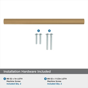 Amerock Cabinet Pull Champagne Bronze 5-1/16 inch (128 mm) Center-to-Center Caliber 1 Pack Drawer Pull Cabinet Handle Cabinet Hardware