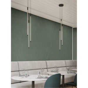 Kuzco MP75227-BK MOTIF 27" 3 HEAD MULTI-PENDANT BLACK 30W 120VAC WITH LED DRIVER 2700K 90CRI