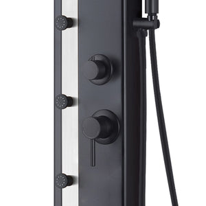 PULSE ShowerSpas 1060MB-SSB-1.8GPM Eclipse Stainless Steel Brushed ShowerSpa