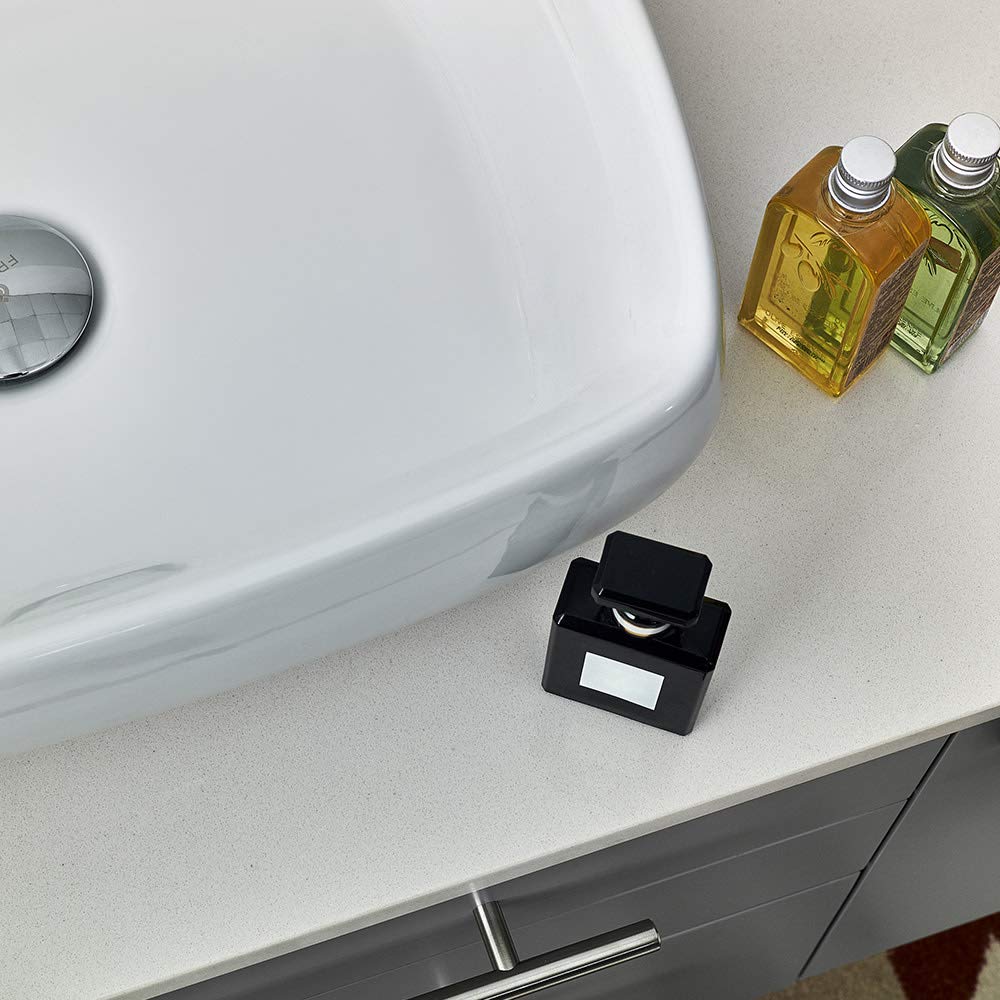 Fresca FCB6160ES-VSL-CWH-V Fresca Lucera 60" Espresso Wall Hung Modern Bathroom Cabinet w/ Top & Single Vessel Sink