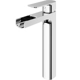 VIGO Amada 10.375 inch H Single Hole Single Handle Bathroom Faucet in Chrome - Vessel Sink Faucet VG03026CH