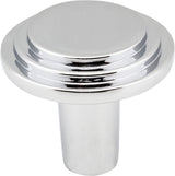 Elements 331SN 1-1/8" Diameter Satin Nickel Round Calloway Cabinet Knob