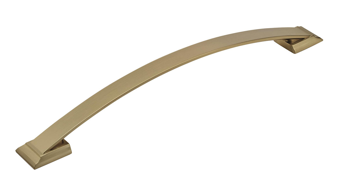 Amerock Appliance Pull Golden Champagne 12 inch (305 mm) Center to Center Candler 1 Pack Drawer Pull Drawer Handle Cabinet Hardware