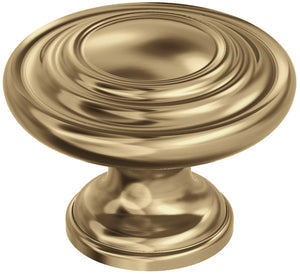 Amerock Cabinet Knob |Champagne Bronze 1-3/4 in (44 mm) Diameter Drawer Knob Inspirations Kitchen and Bath Hardware Furniture Hardware