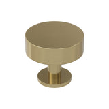 Amerock Cabinet Knob |Golden Champagne 1-1/4 in (32 mm) Diameter Drawer Knob Radius Kitchen and Bath Hardware Furniture Hardware