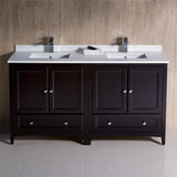 Fresca FCB20-3030ES-CWH-U Double Sink Cabinets with Sinks