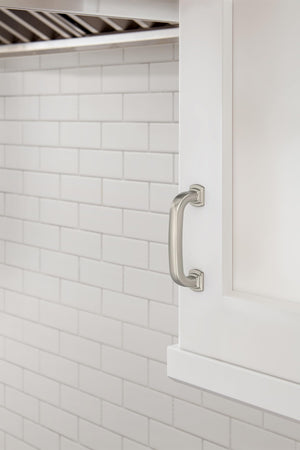 Amerock BP36897G10 Satin Nickel Cabinet Pull 3 inch (76mm) Center-to-Center Cabinet Hardware Surpass Furniture Hardware Drawer Pull