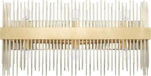 Capital Lighting 125461FI Lena 6 Light Vanity Fire and Ice