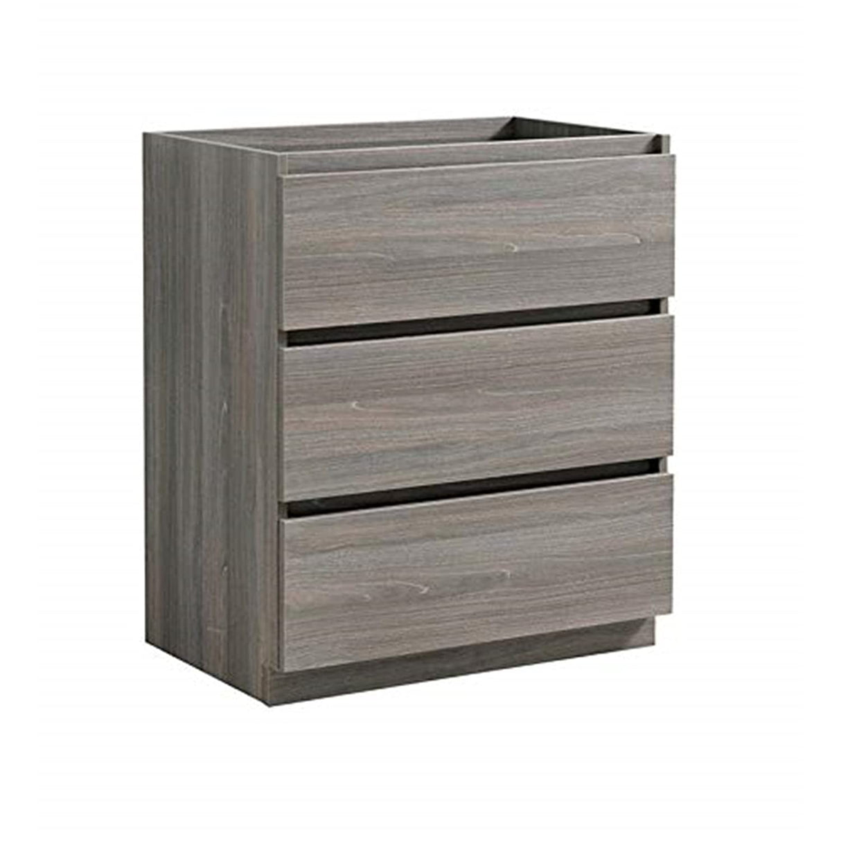 Fresca FCB9330MGO Fresca Lazzaro 30" Gray Wood Free Standing Modern Bathroom Cabinet