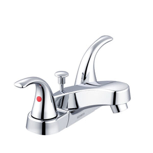 Gerber G0043165W Chrome Maxwell Se Two Handle Centerset Lavatory Faucet W/ Metal ...